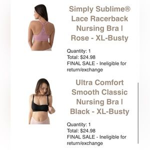 BUNDLE of 3 Kindred Bravely Nursing Bras